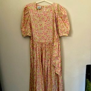 Floral Laura Ashley dress, size 38